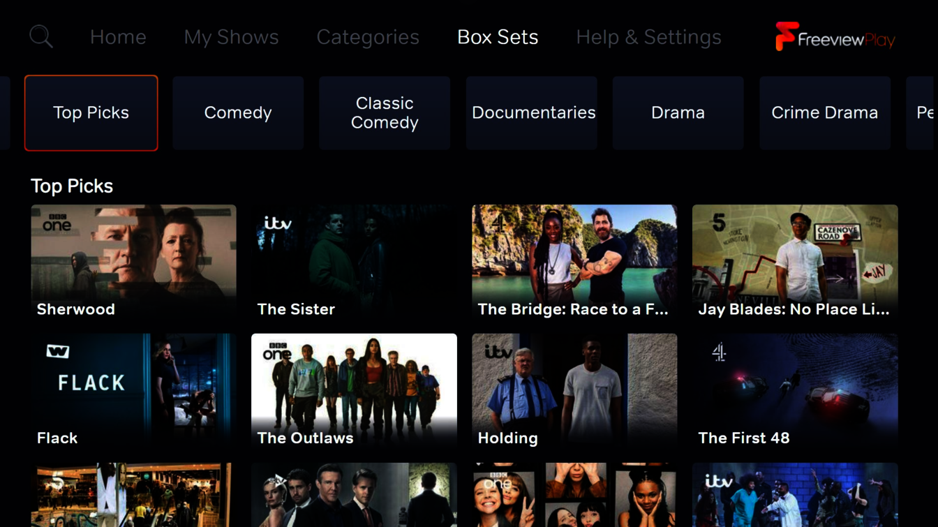 Freeview Play Gets A Major Update With New Box Sets Section